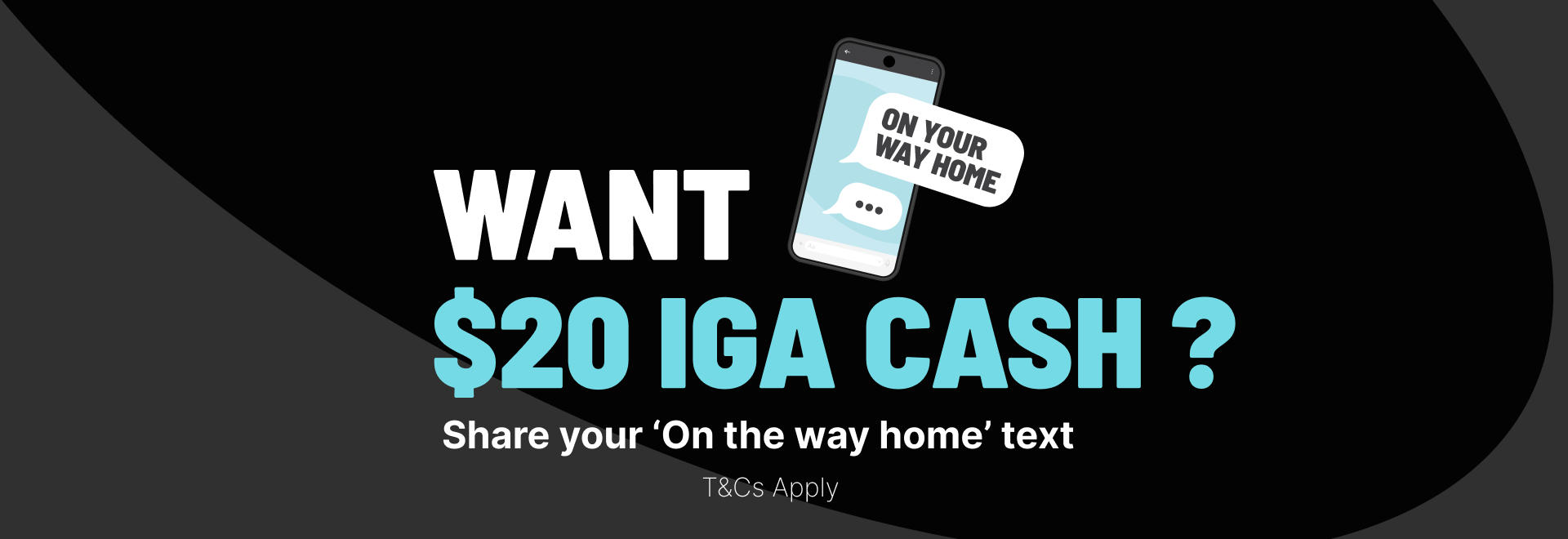 IGA Rewards On Your Way Home - Cashback Offer